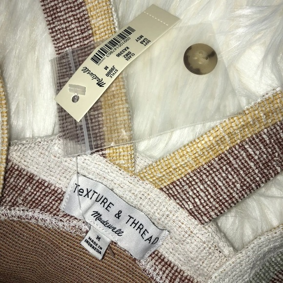 MADEWELL Texture & Thread Ruffle Tie-Front Tank - Picture 6 of 8